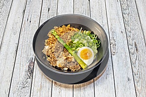 Taiwan\'s mazesoba is a dry noodle dish that originated in Nagoya, photo