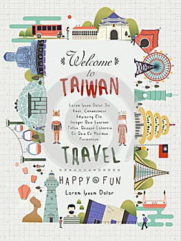 Taiwan travel poster