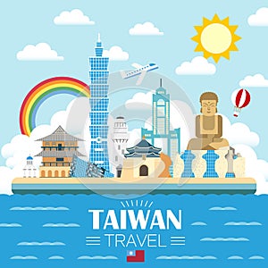 Taiwan travel poster design