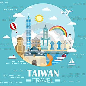 Taiwan travel poster design