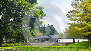 Taiwan, Yilan County, forest, mountain lake, Mingchi, visitor center