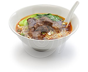 Taiwanese beef noodle soup photo