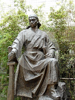 Taiwanese hero Qiu Fengjia statue