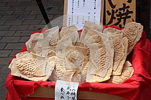 Taiyaki Japanese fish-shaped cake