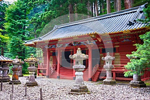 Taiyuin Mausoleum in Nikko, Tochigi, Japan. It is part of the World Heritage Site - Shrines and Temples