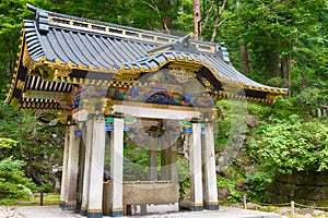 Taiyuin Mausoleum in Nikko, Tochigi, Japan. It is part of the World Heritage Site - Shrines and Temples