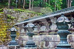 Taiyuin Mausoleum in Nikko, Tochigi, Japan. It is part of the World Heritage Site - Shrines and Temples