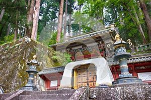 Taiyuin Mausoleum in Nikko, Tochigi, Japan. It is part of the World Heritage Site - Shrines and Temples