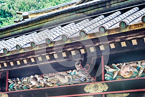 Taiyuin Mausoleum in Nikko, Tochigi, Japan. It is part of the World Heritage Site - Shrines and Temples