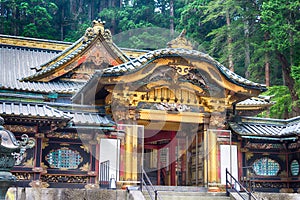 Taiyuin Mausoleum in Nikko, Tochigi, Japan. It is part of the World Heritage Site - Shrines and Temples