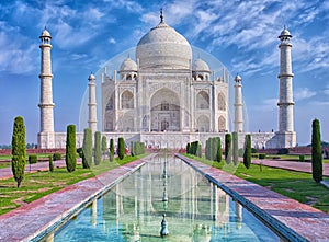 Taj Mahal in Agra, India