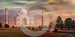 Taj Mahal in Agra, India