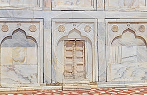 Taj Mahal Agra India Mogul marble mausoleum amazing detailed architecture