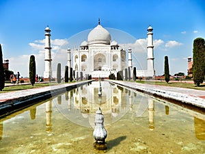 Taj Mahal in Agra, Uttar Pradesh, India