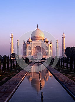 Taj Mahal, Agra, Uttar Pradesh, India.
