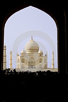 Taj Mahal from the arch