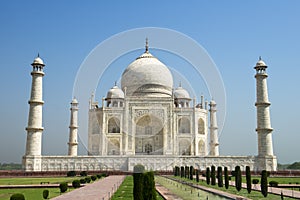 Taj Mahal Travel Agra, India, Blue Sky photo