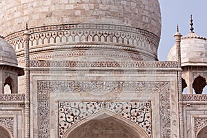 Taj Mahal detail, Agra