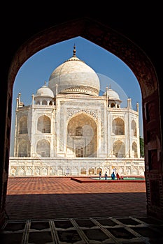 Taj Mahal facade