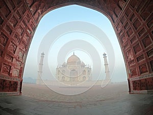 Taj mahal landmark of Agra