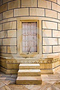 Taj Mahal minaret door