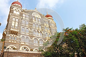 Taj mahal palace hotel on the sea front mumbai