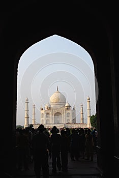 Taj Mahal Panorama at agra,Uttar Pradesh,india