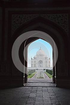 Taj Mahal From South Entrance Gate, Travel to Agra