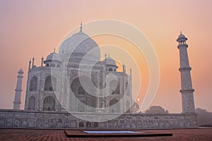 Taj Mahal at sunrise, Agra, Uttar Pradesh, India