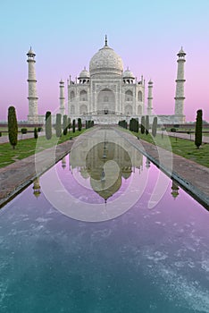 Taj Mahal Sunrise, Travel to Agra, India photo