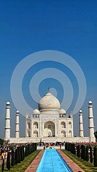 The Taj Mahal, a UNESCO World Heritage photo