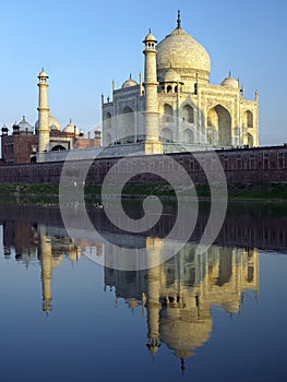 Taj Mahal - Yamuna River - Agra - India