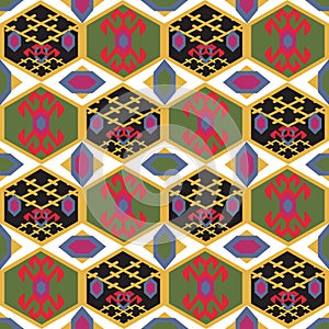 Tajik ornaments. Seamless pattern.