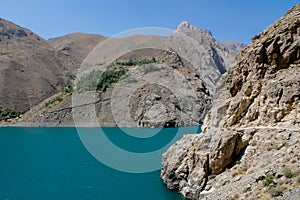 Tajikistan Fann mountains lake landscape