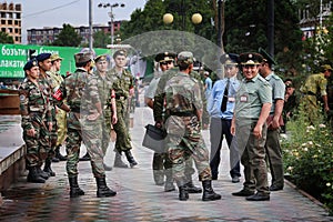 Tajikistan: Military parade in Dushanbe