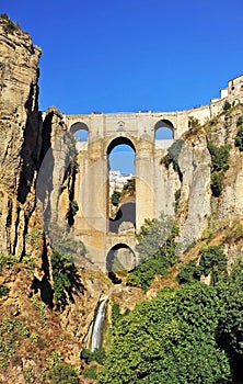 Tajo de Ronda, New Bridge, Malaga province, Andalusia, Spain