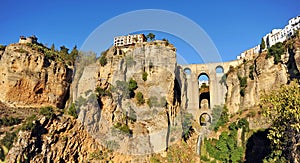 Tajo de Ronda, New Bridge, Malaga province, Andalusia, Spain
