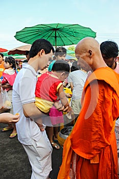 Tak Bat Devo Festivals.