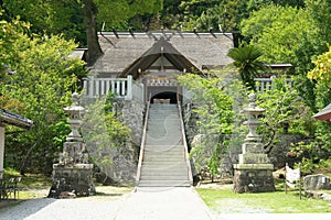 Takabe shrine in Chiba prefecture, Japan. The only shinto shrine in Japan worshiping cooking and kitch