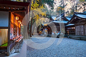 Takachiho Shrine founded over 1,900 year, Ninigi no Mikoto, the grandchild of Amaterasu Omikami. It