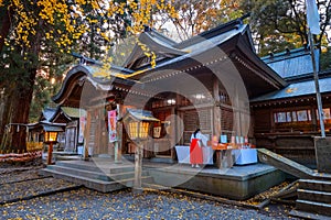 Takachiho Shrine founded over 1,900 year, Ninigi no Mikoto, the grandchild of Amaterasu Omikami. It