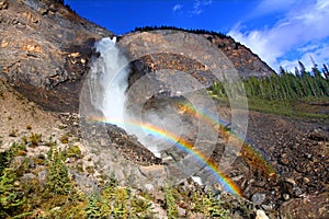 Takakkaw Falls Rainbow in Canada