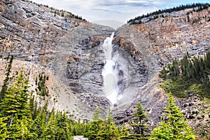 Takakkaw Falls in Yoho National Park, British Columbia, Canada