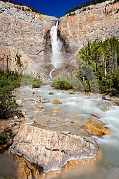 Takakkaw Falls in Yoho National Park British Columbia Canada