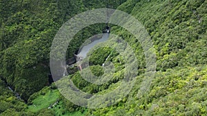 The Takamaka 1 dam on Reunion Island