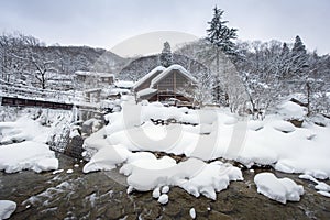 Takaragawa Onsen Osenkaku in Gunma prefecture, Japan