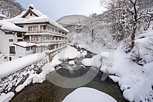 Takaragawa Onsen Osenkaku in Gunma prefecture, Japan