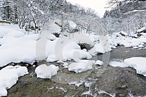 Takaragawa Onsen Osenkaku in Gunma prefecture, Japan