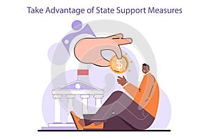 Take advantage of state support measures. Governmental business