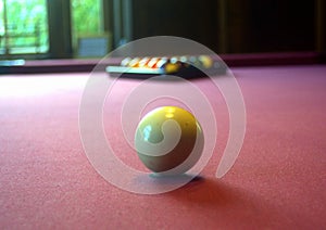 `Take Aim`  `Goal Setting` Set up for a Traditional Billiards Game